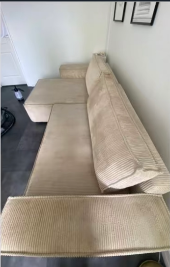 Après nettoyage canapé beige - Shampooclean